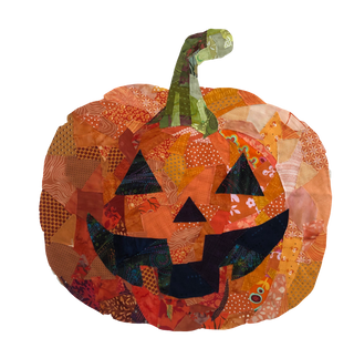 Making a Collage Jack-O-Lantern!