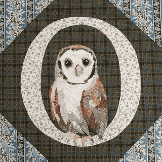 O is for Owl Downloadable Pattern