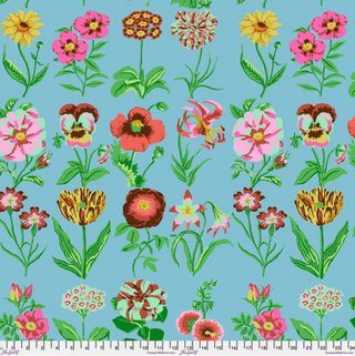 Flower Studies in Blue