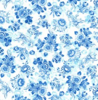 Delft Floral in Blue