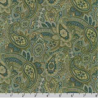 Vintage Petals & Paisleys in Beige