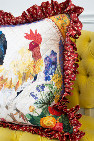 Petit Rouge Roosters Quilt Pattern