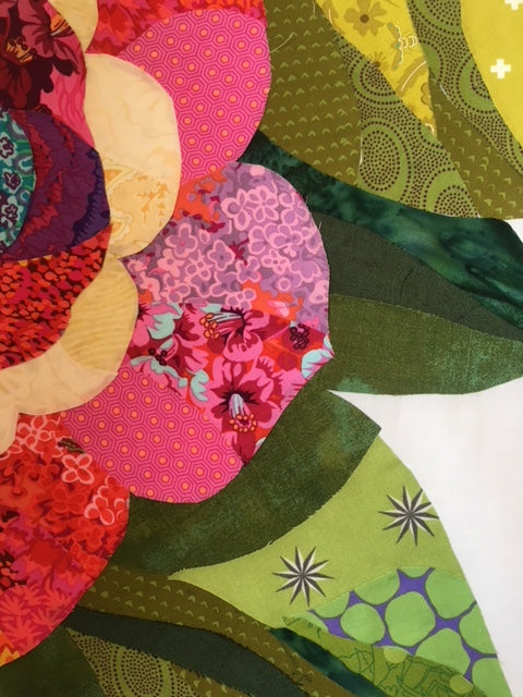 Simple Method for "Felicity" Collage Quilt
