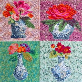 Chinoiserie Pots Downloadable Pattern