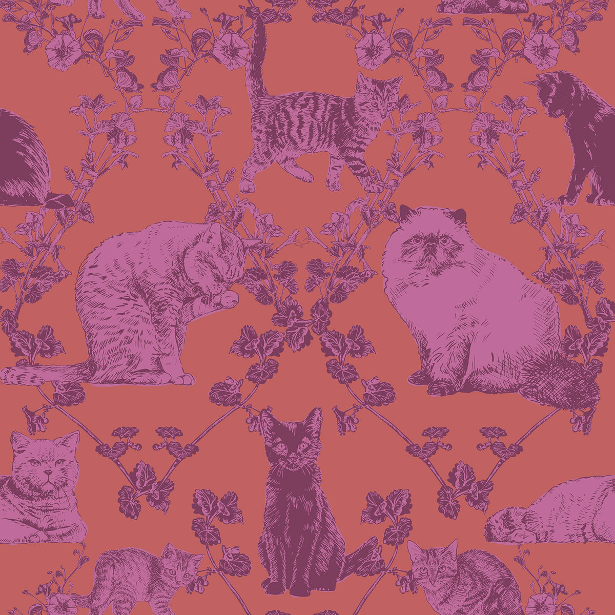 Flora & Felines – Collage Quilter