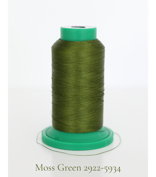 Isacord 1000m Polyester Thread - Greens