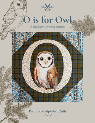 O is for Owl Downloadable Pattern