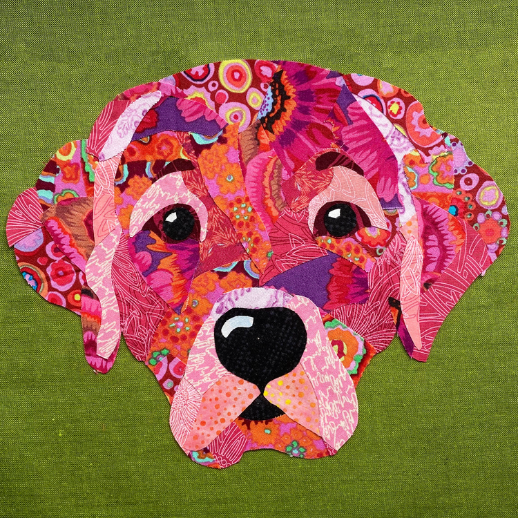 Pop Art Pups Downloadable Pattern – Collage Quilter