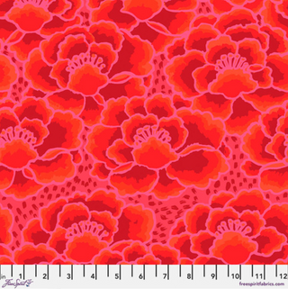 Tonal Floral in Red