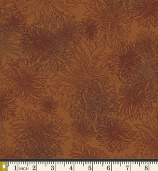 Floral Elements in Russet Orange