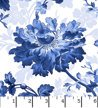 Large Floral in White