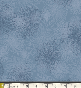 Floral Elements in Blue Jay