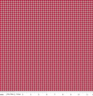 Houndstooth in Red