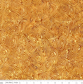 Batiks Landscape Floreale in Spice