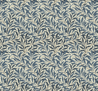 Willow Boughs in Navy