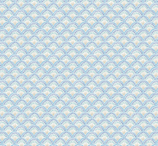 Fancy Shells in Blue