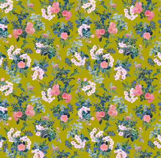 Rose Blossoms in Chartreuse