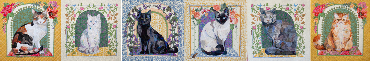 Flora & Felines Quilt Along – Collage Quilter
