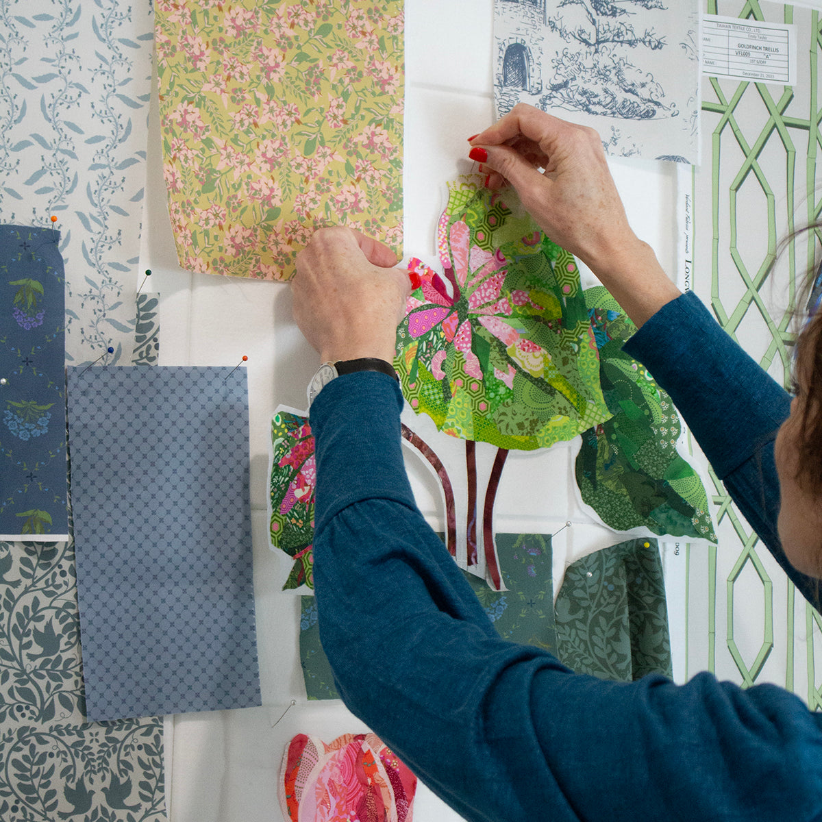 Longwood Block of the Month Collage Quilter