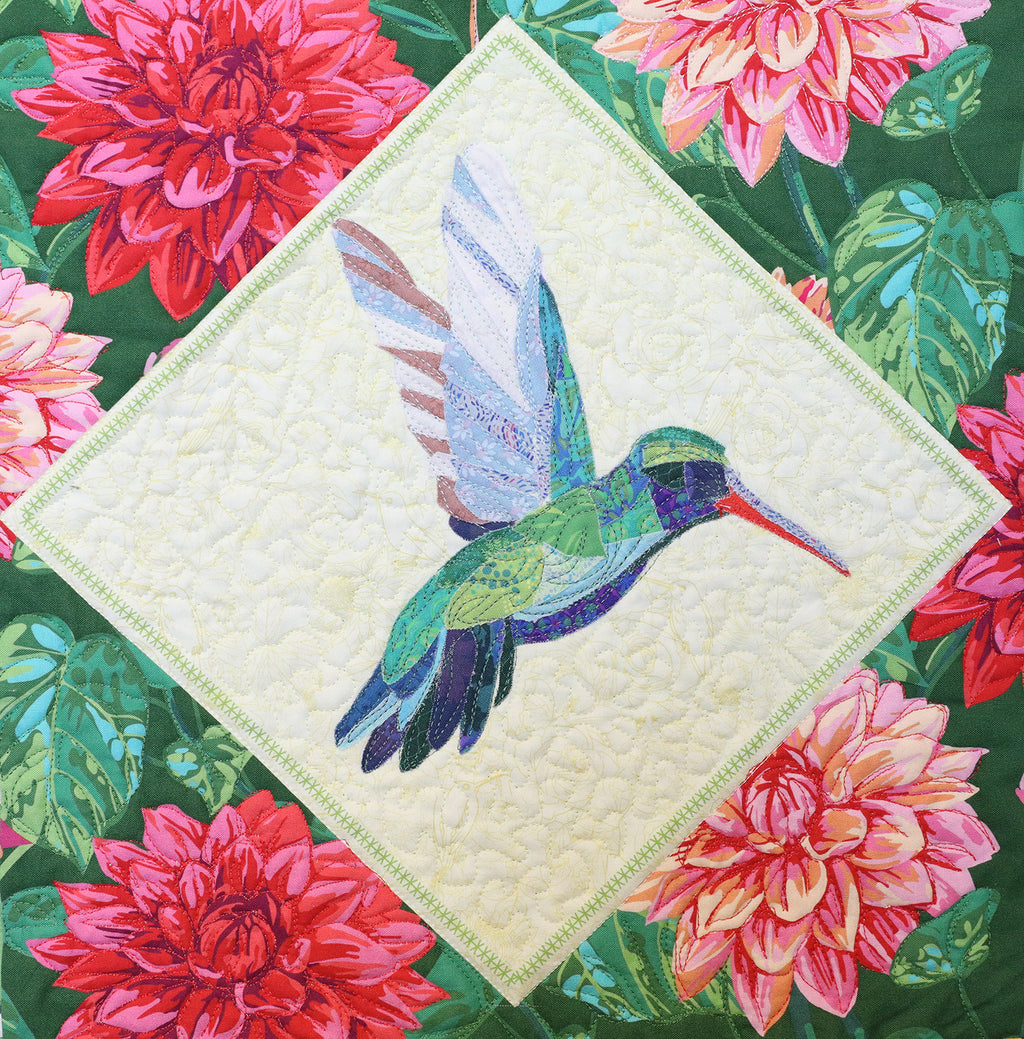 Hummingbird Complete Kit – Collage Quilter