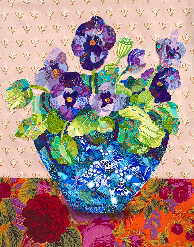 Potted Pansies Downloadable Pattern