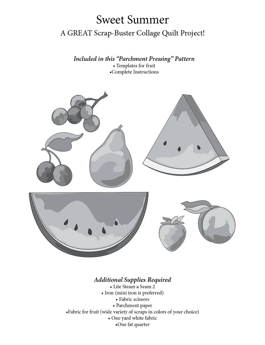Sweet Summer Downloadable Pattern
