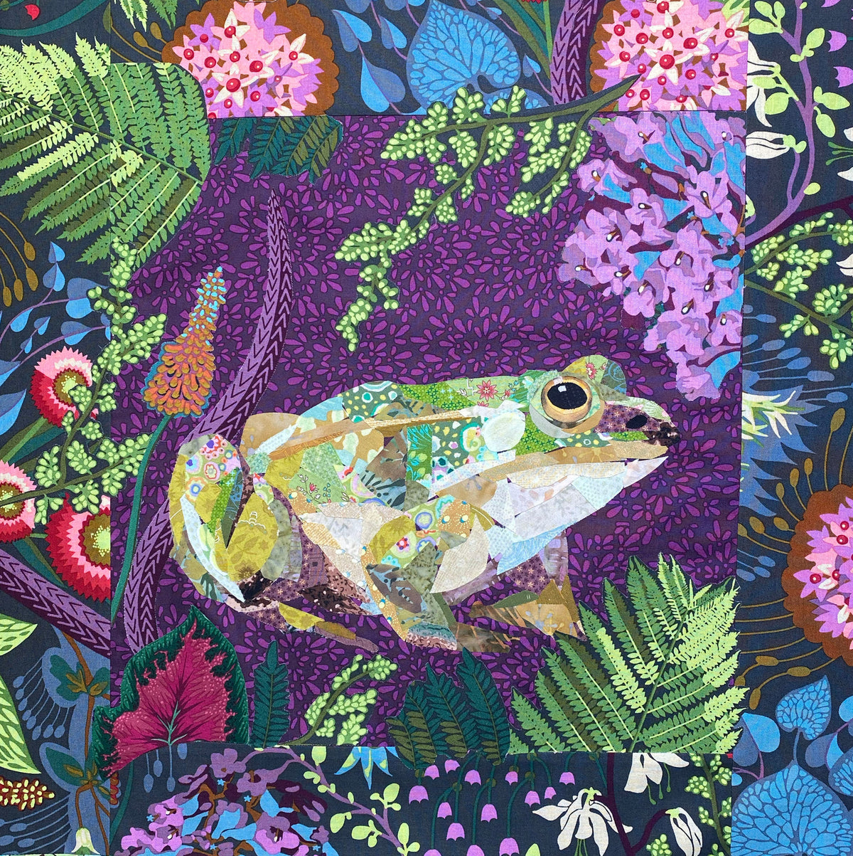 Wee Green Beasties Downloadable Pattern – Collage Quilter