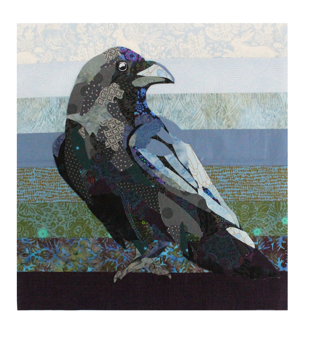 Raven Downloadable Pattern – Collage Quilter